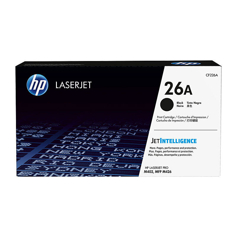 Genuine HP #26A Black Toner CF226A