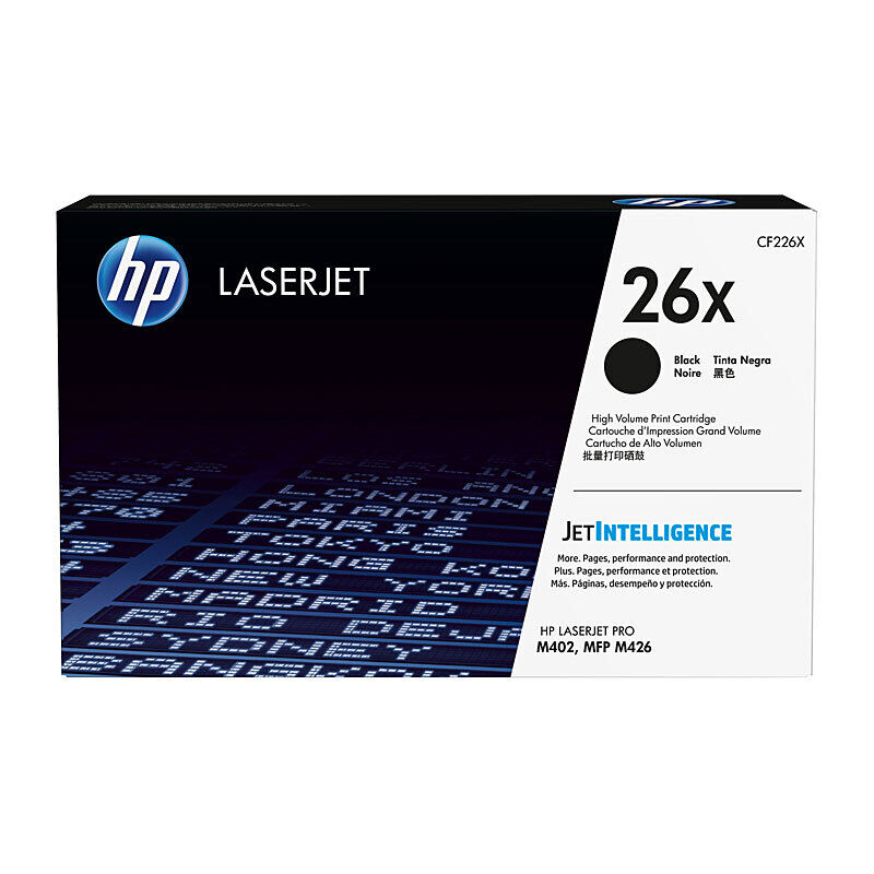 Genuine HP #26X Black Toner CF226X