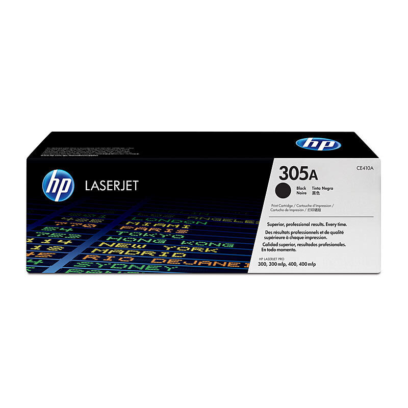 Genuine HP #305A Black Toner CE410A