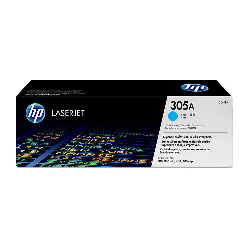 Genuine HP #305A Cyan Toner CE411A