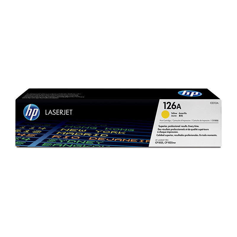 Genuine HP #126A Yellow Toner CE312A