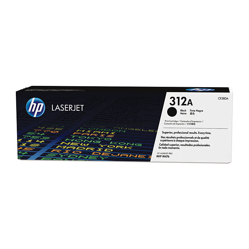 Genuine HP #312A Black Toner CF380A