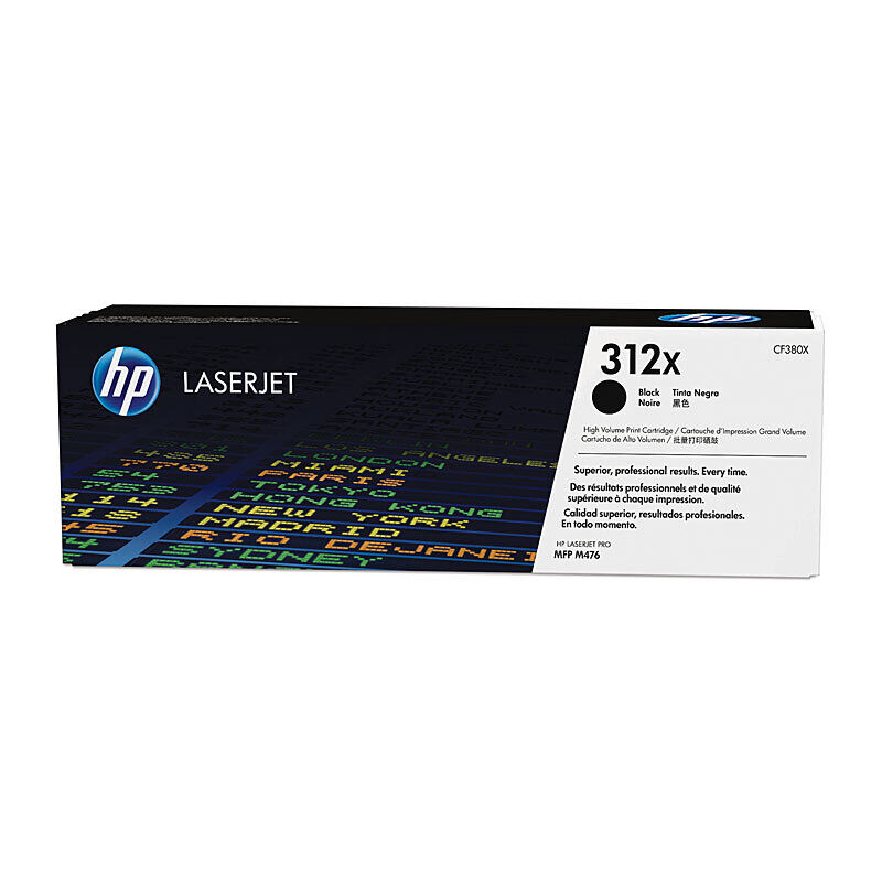 Genuine HP #312X Black Toner CF380X