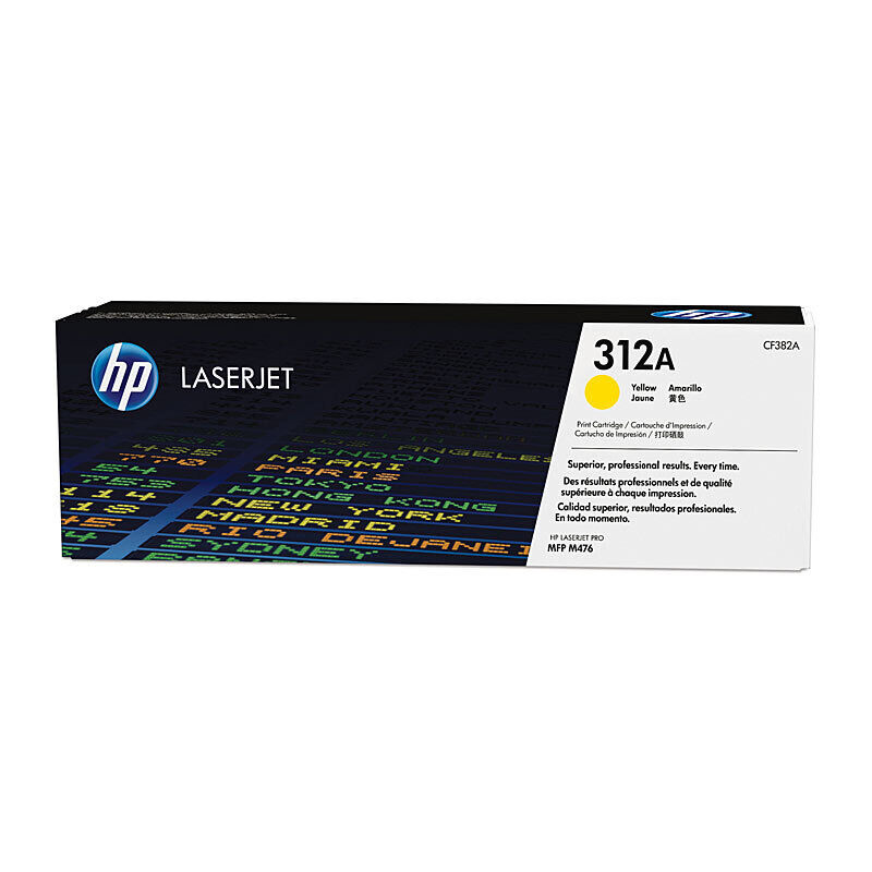 Genuine HP #312A Yellow Toner CF382A