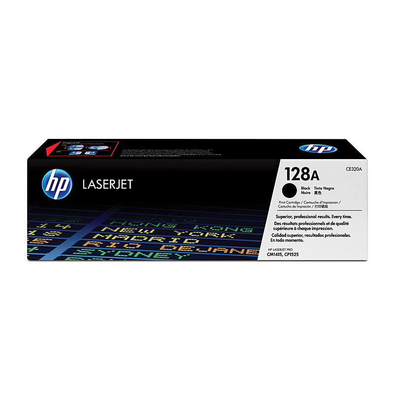 Genuine HP #128A Black Toner CE320A
