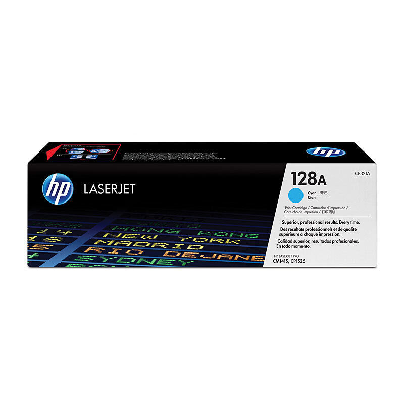 Genuine HP #128A Cyan Toner CE321A