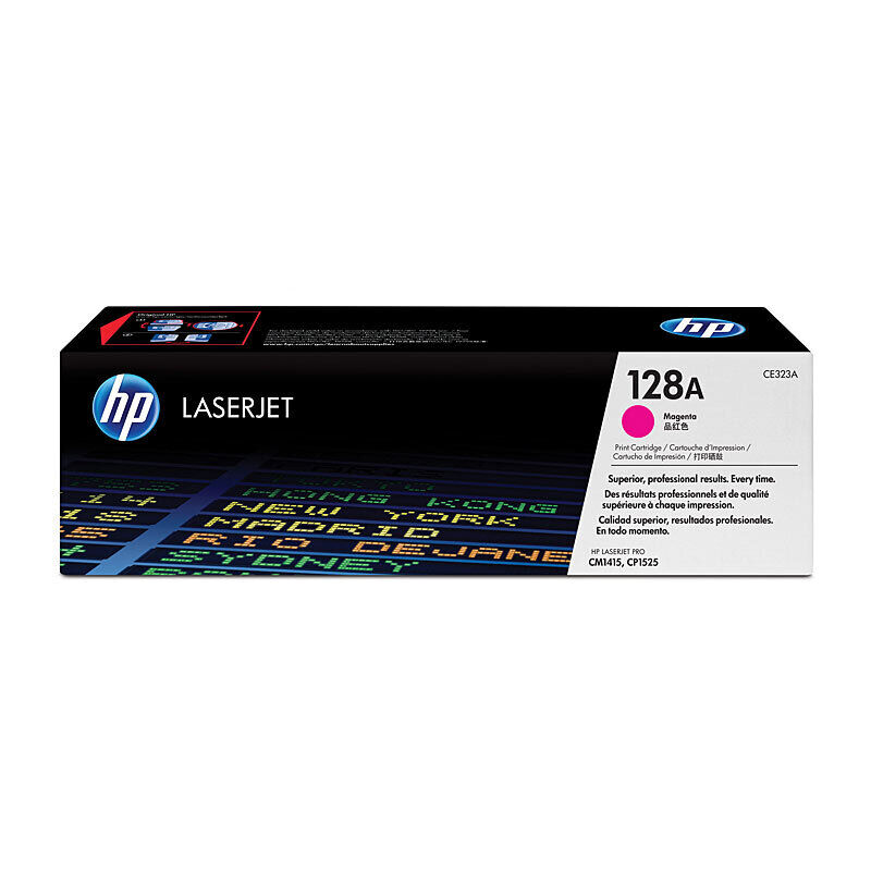 Genuine HP #128A Magenta Toner CE323A