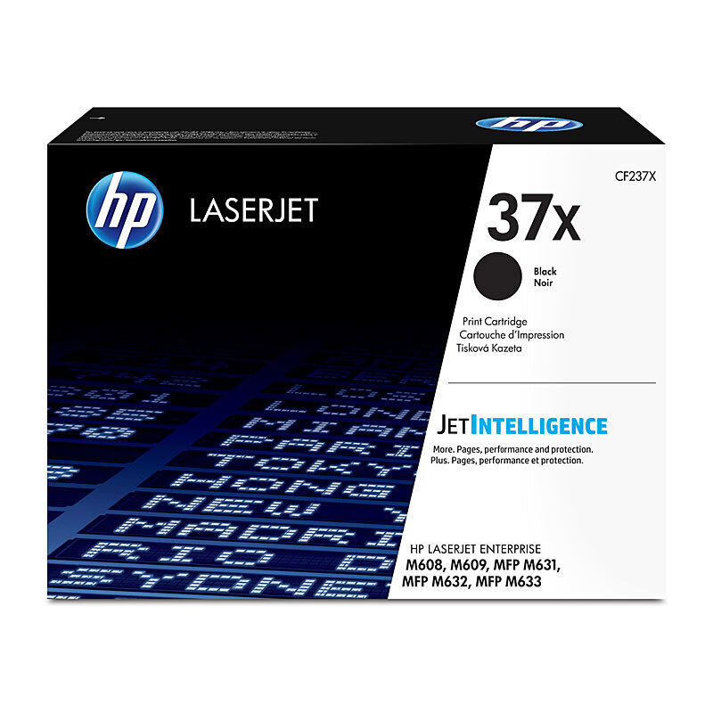 Genuine HP #37X Black Toner CF237X