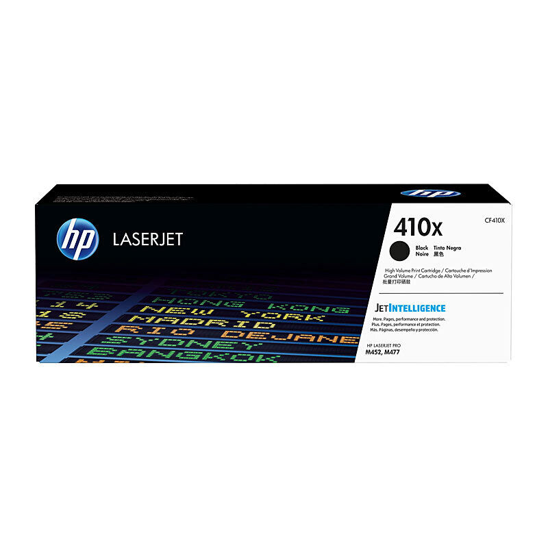 Genuine HP #410X Black Toner CF410X