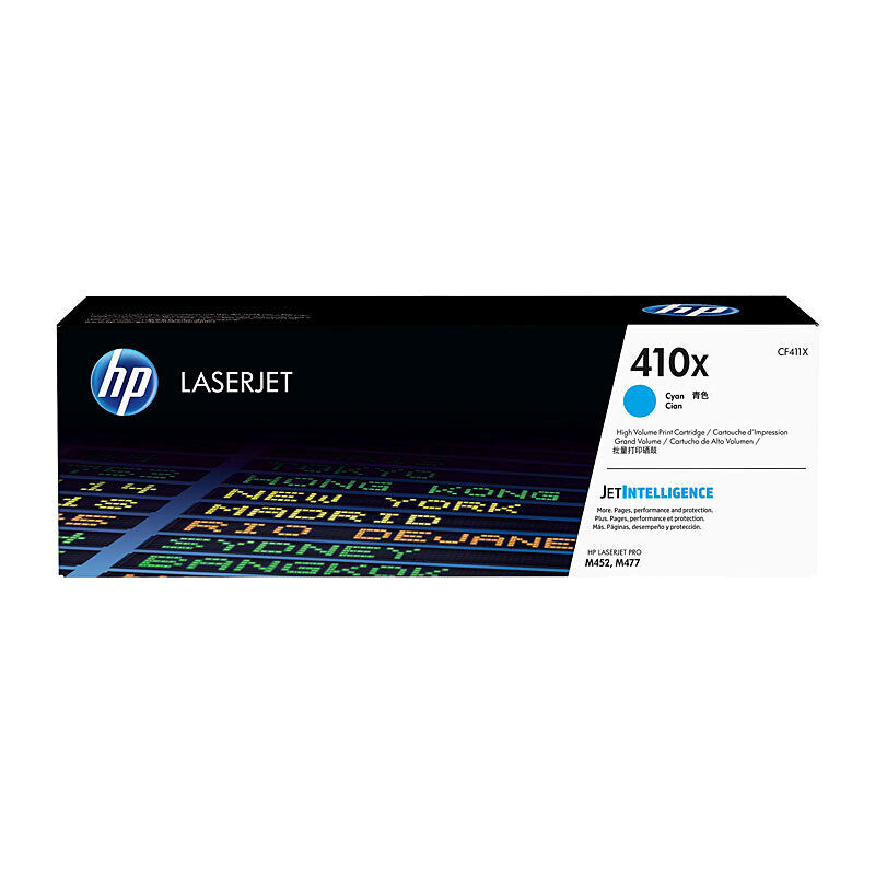 Genuine HP #410X Cyan Toner CF411X