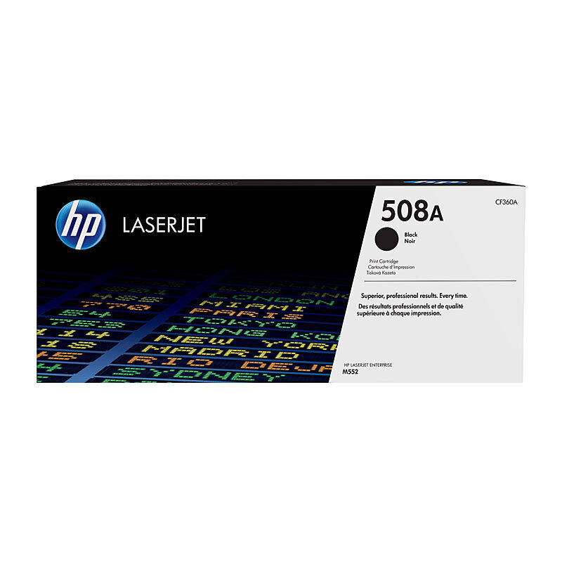 Genuine HP #508A Black Toner CF360A