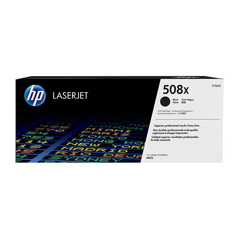 Genuine HP #508X Black Toner CF360X