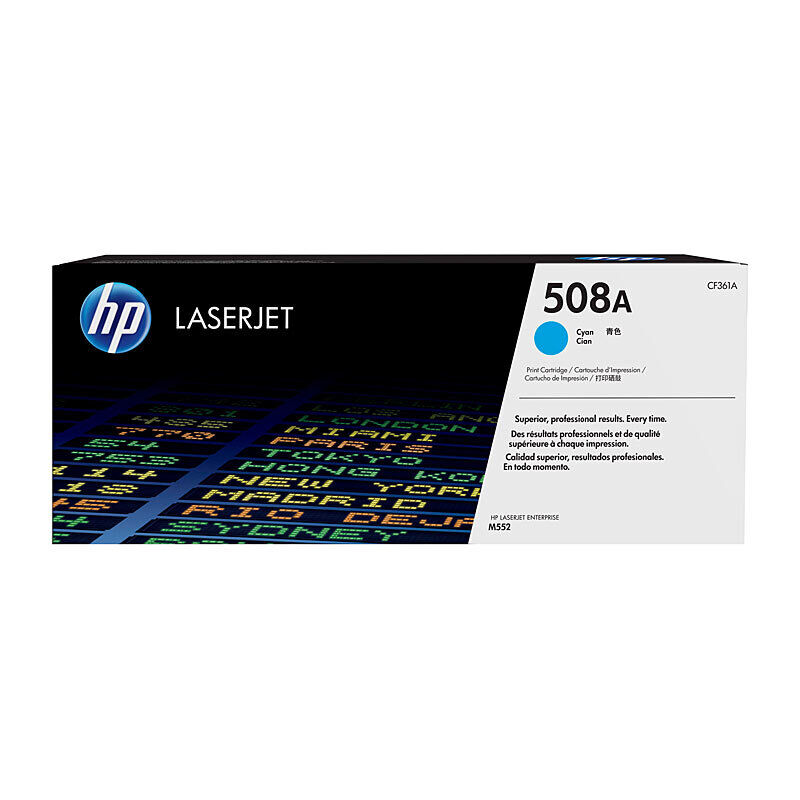 Genuine HP #508A Cyan Toner CF361A