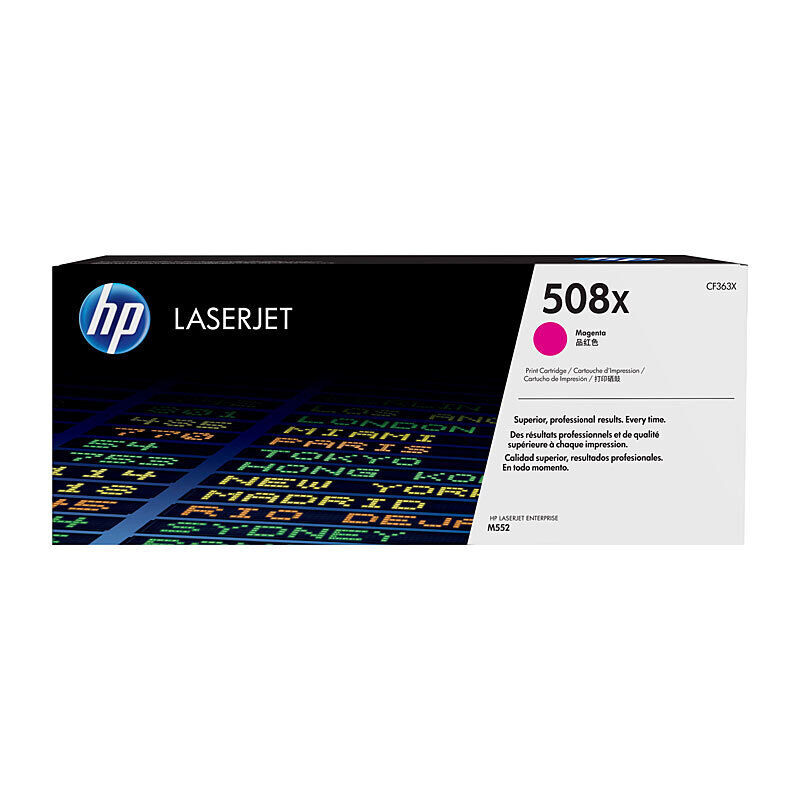 Genuine HP #508X Magenta Toner CF363X