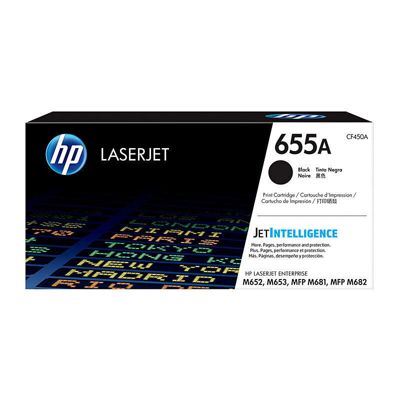 Genuine HP #655A Black Toner CF450A
