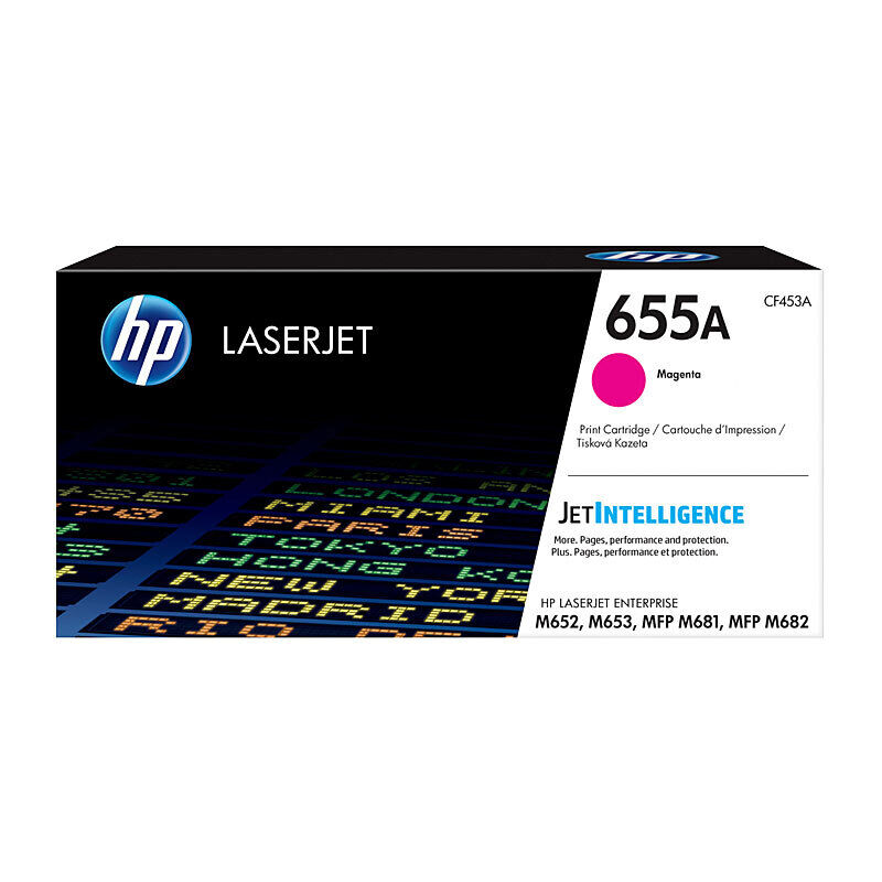 Genuine HP #655A Magenta Toner CF453A
