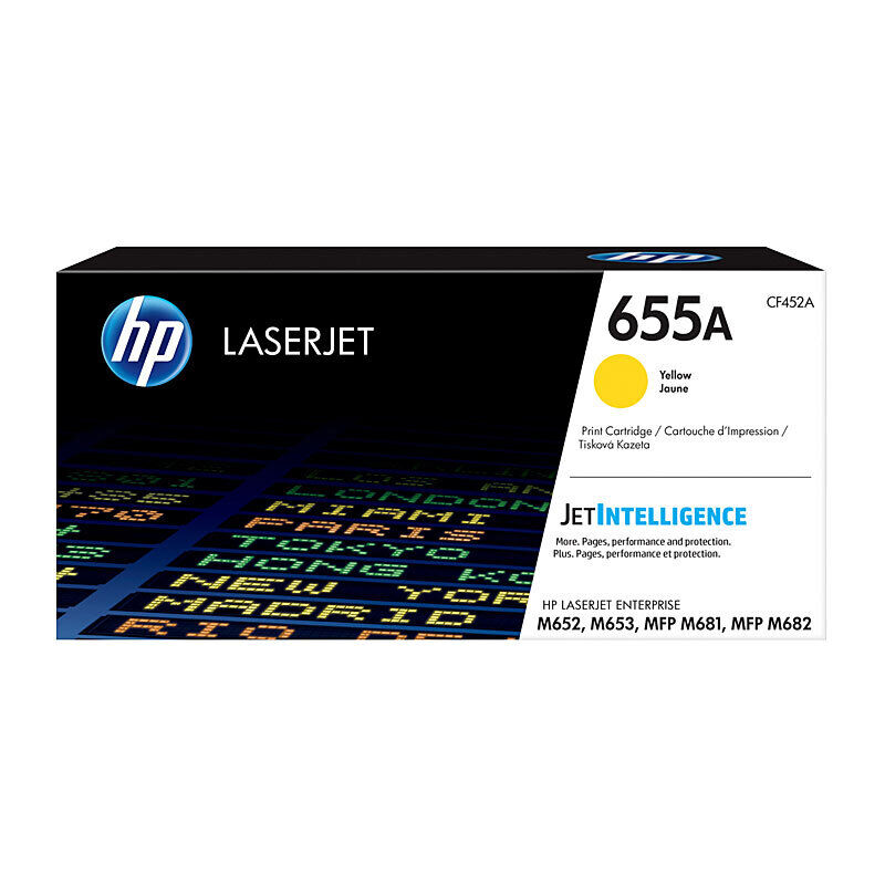 Genuine HP #655A Yellow Toner CF452A