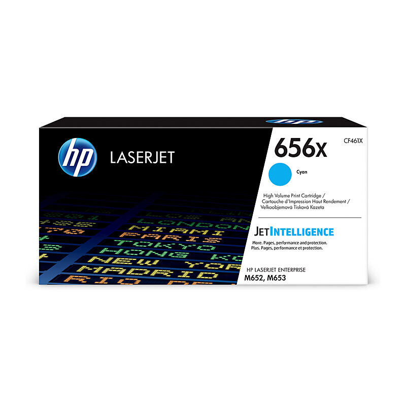 Genuine HP #656X Cyan Toner CF461X