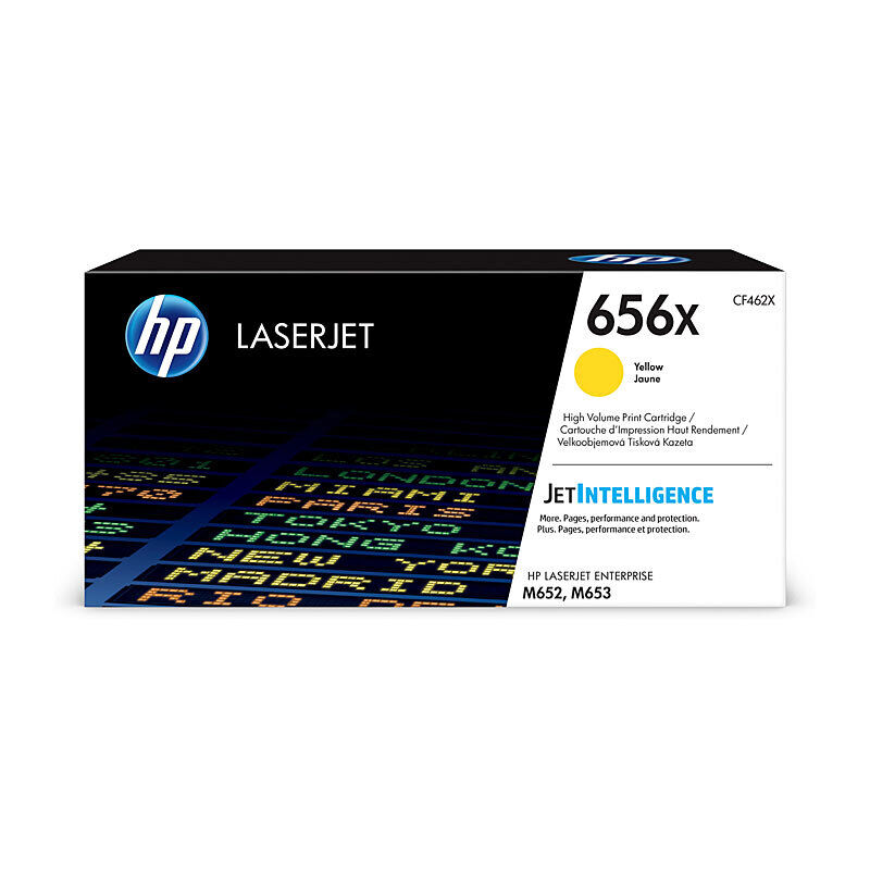Genuine HP #656X Yellow Toner CF462X
