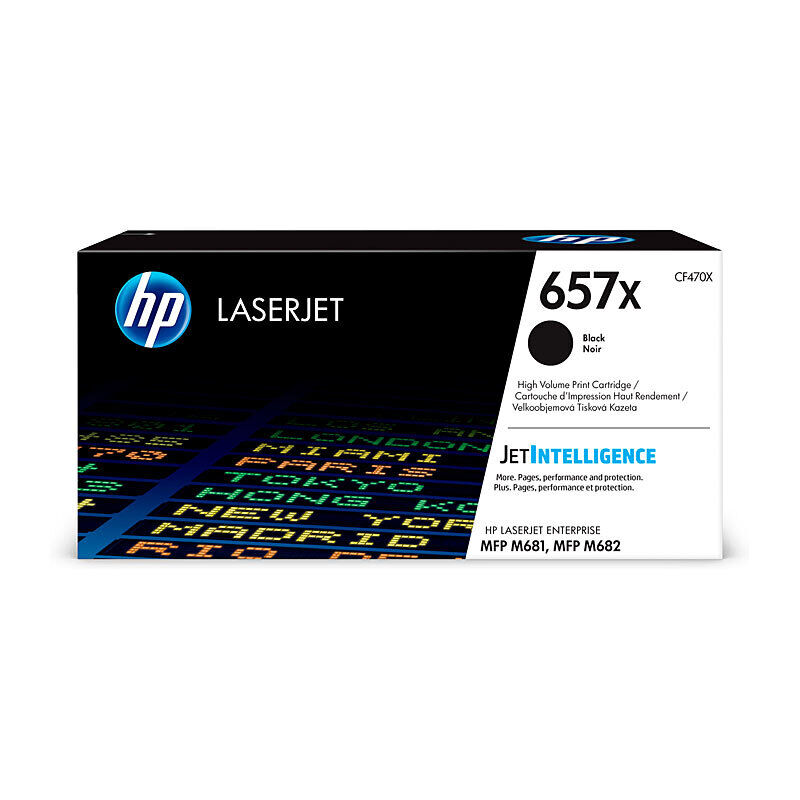 Genuine HP #657X Black Toner CF470X