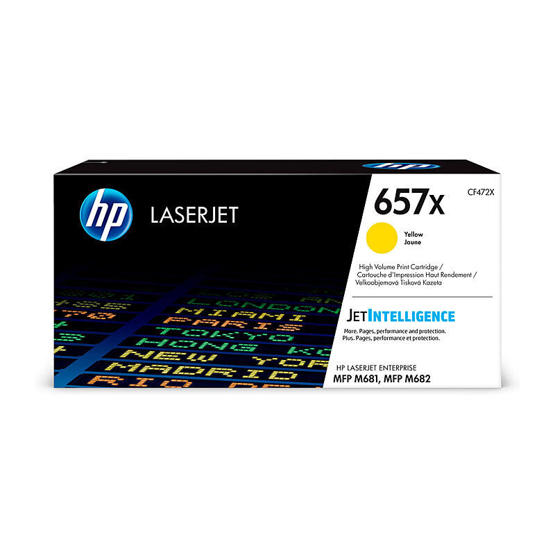 Genuine HP #657X Yellow Toner CF472X