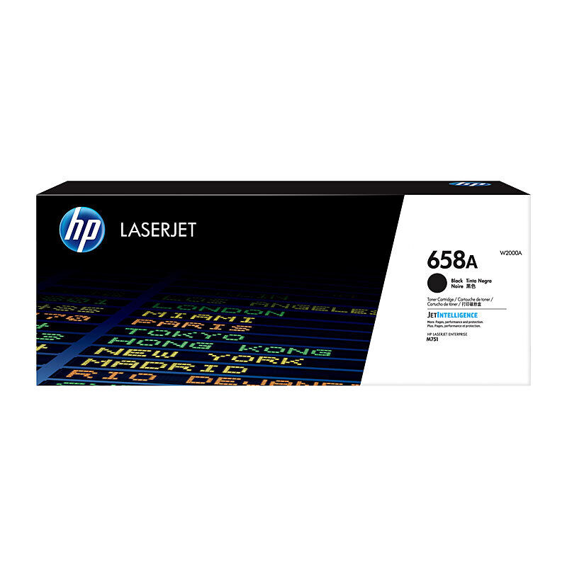 Genuine HP #658A Black Toner W2000A