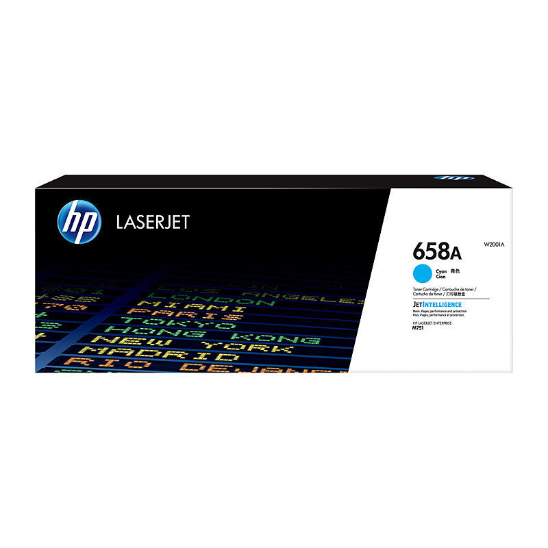 Genuine HP #658A Cyan Toner W2001A