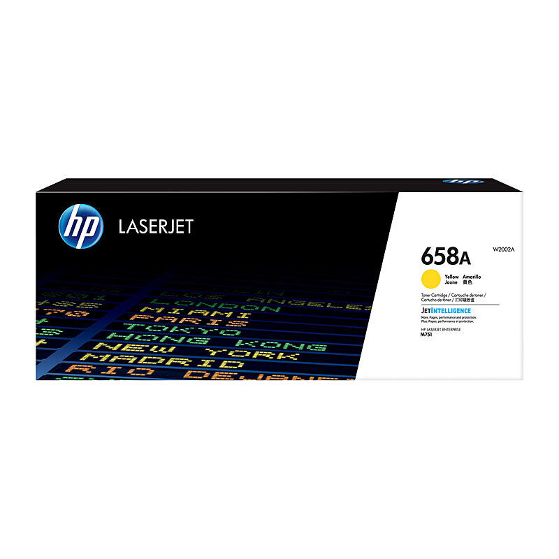 Genuine HP #658A Yellow Toner W2002A