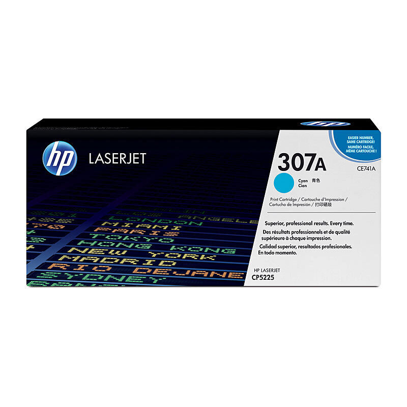 Genuine HP #307A Cyan Toner CE741A