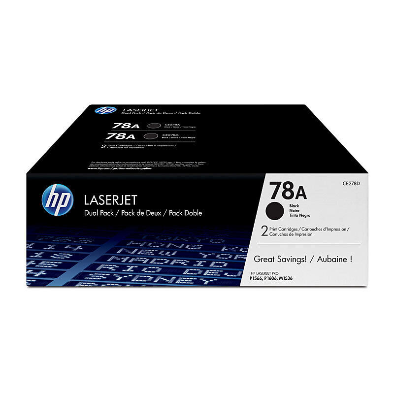 Genuine HP #78A Twin Pack CE278AD