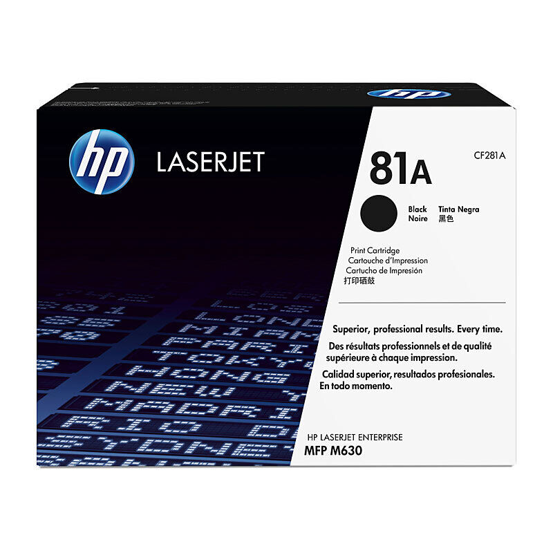 Genuine HP #81A Black Toner CF281A