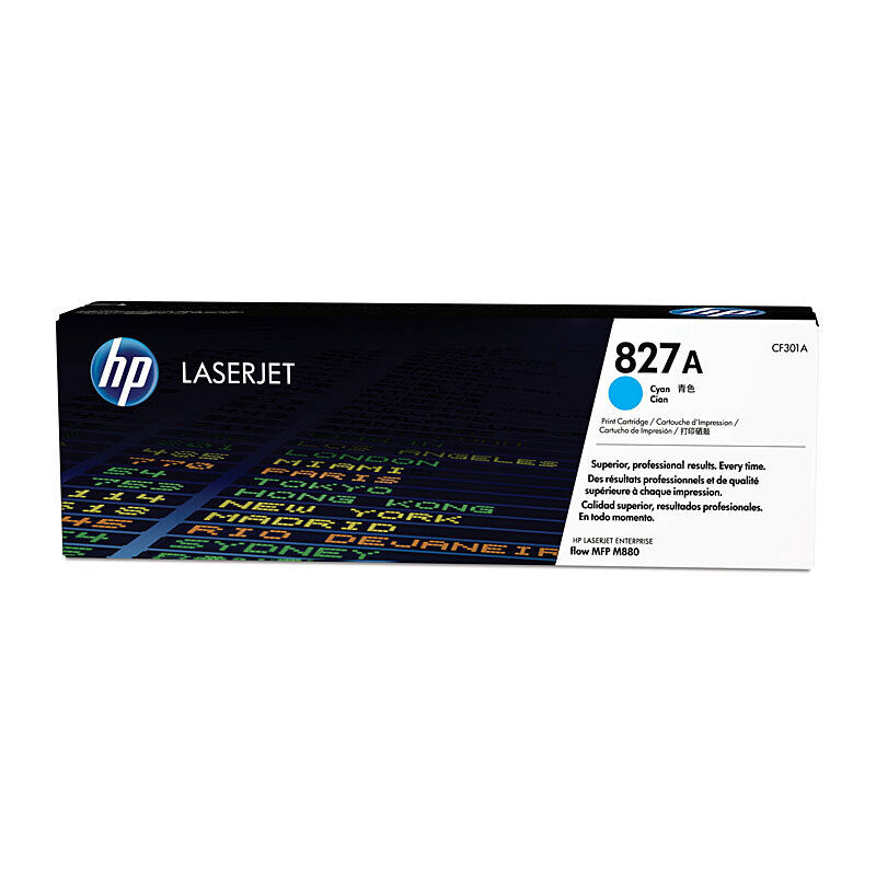 Genuine HP #827A Cyan Toner CF301A