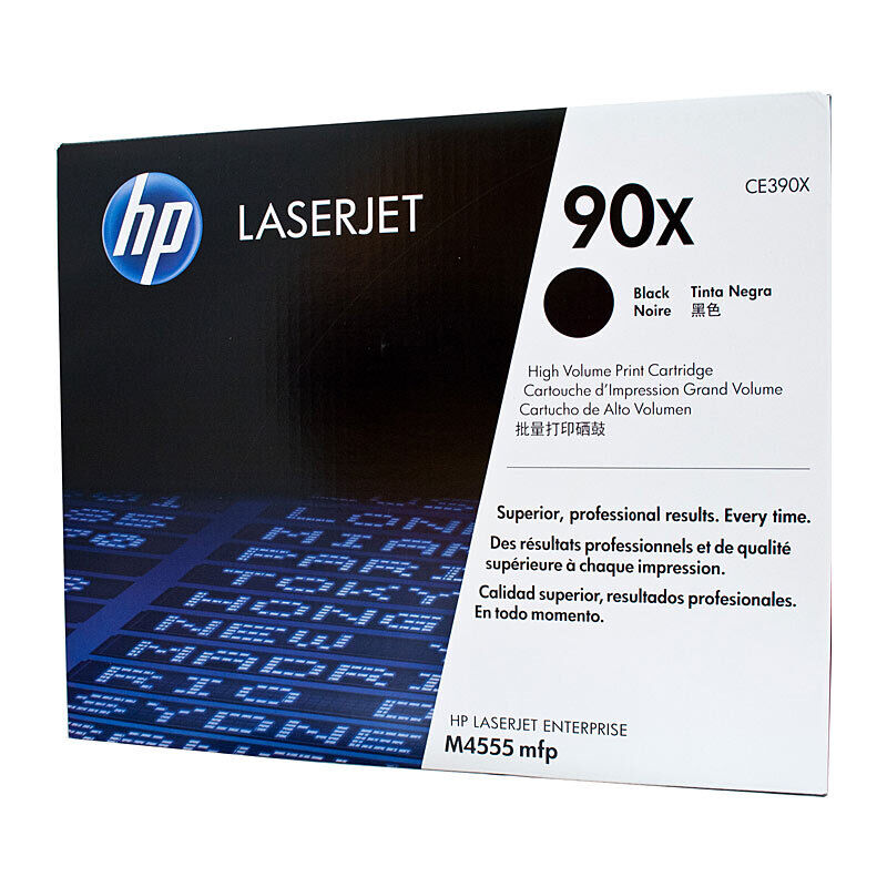Genuine HP #90X Black Toner CE390X