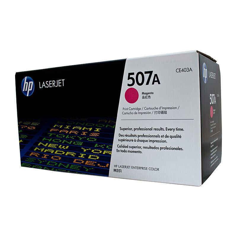 Genuine HP #507A Magenta Toner CE403A