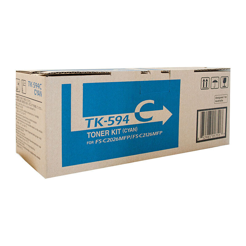 Genuine Kyocera TK594 Cyan Toner
