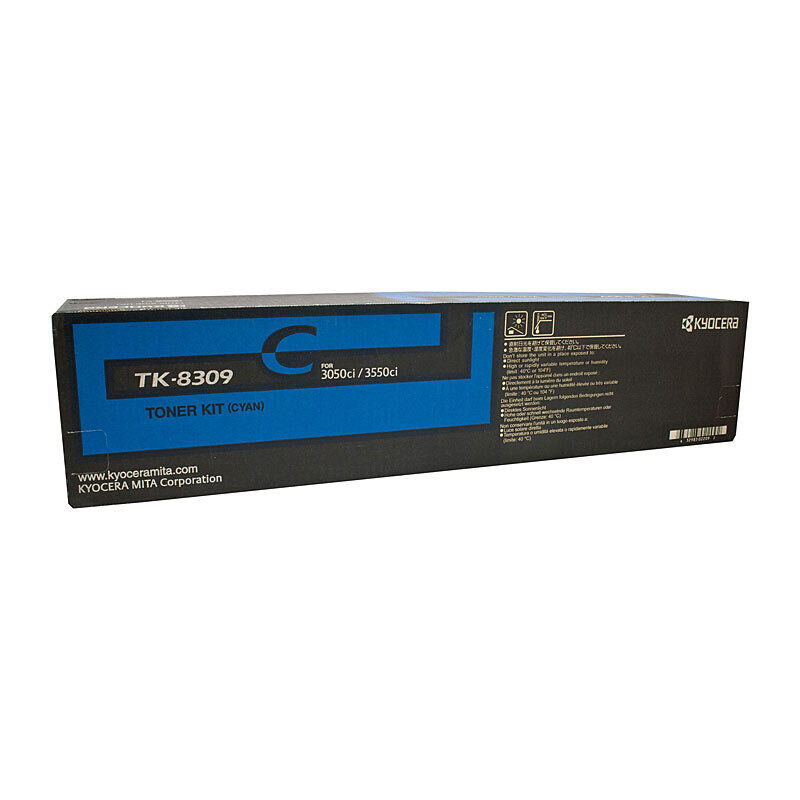 Genuine Kyocera TK8309C Cyan Toner