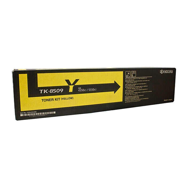 Genuine Kyocera TK8509Y Yellow Toner