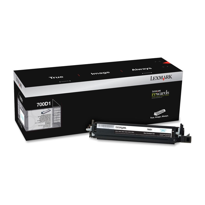Genuine Lexmark 700D1 Black Developer