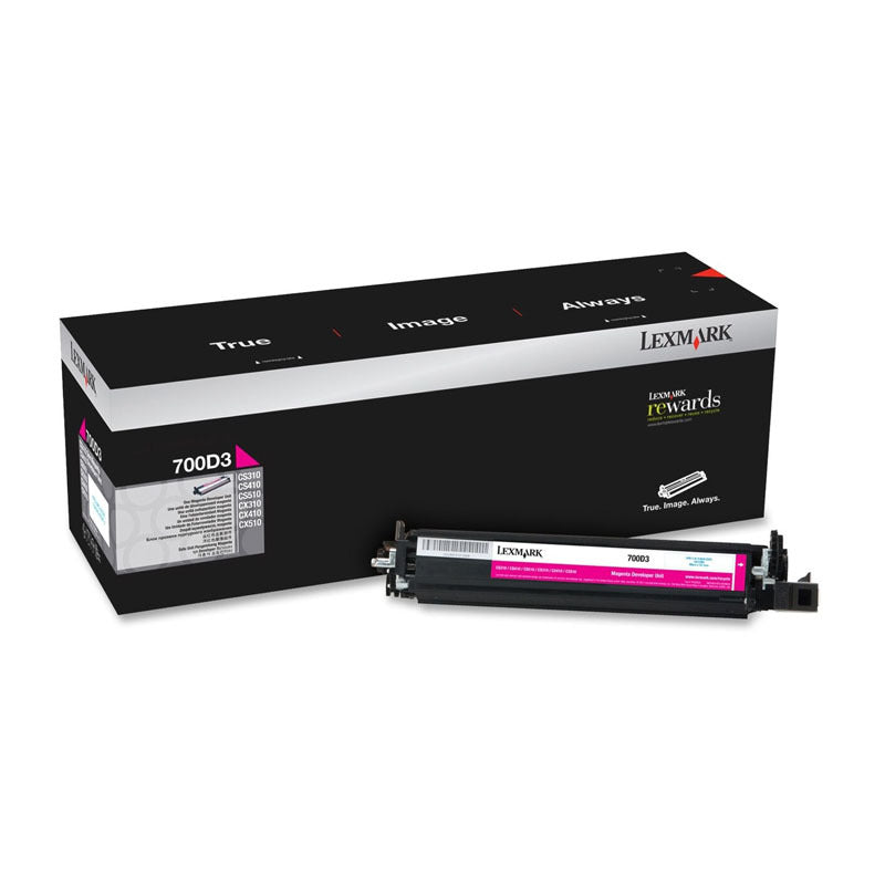 Genuine Lexmark 700D3 Magenta Developer