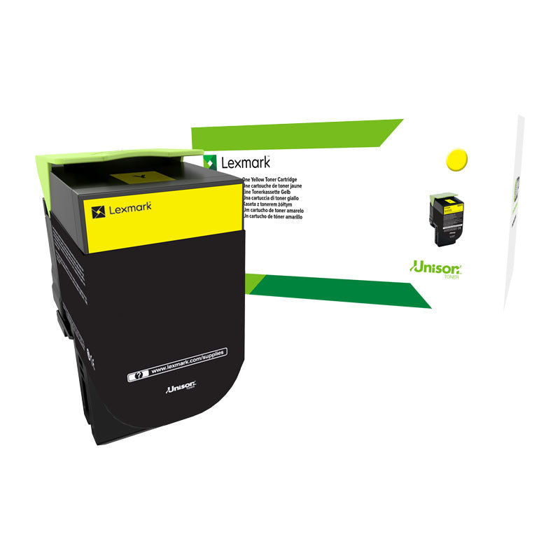 Genuine Lexmark 708XY Extra HY Yell Toner