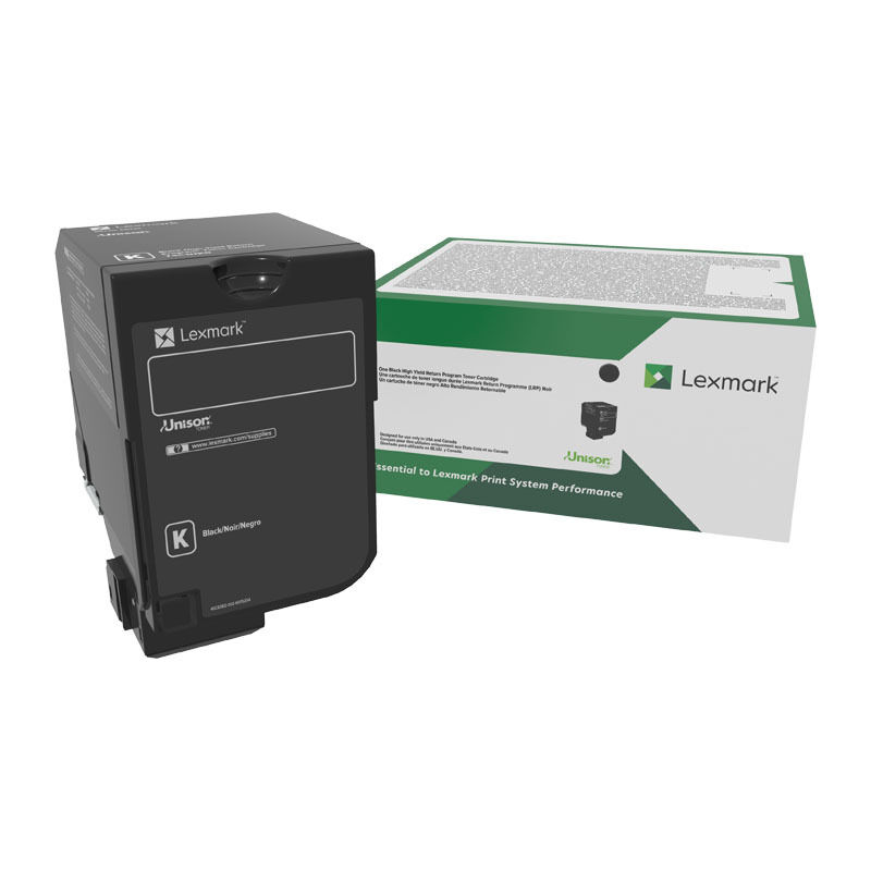 Genuine Lexmark 74C60K0 Black Toner