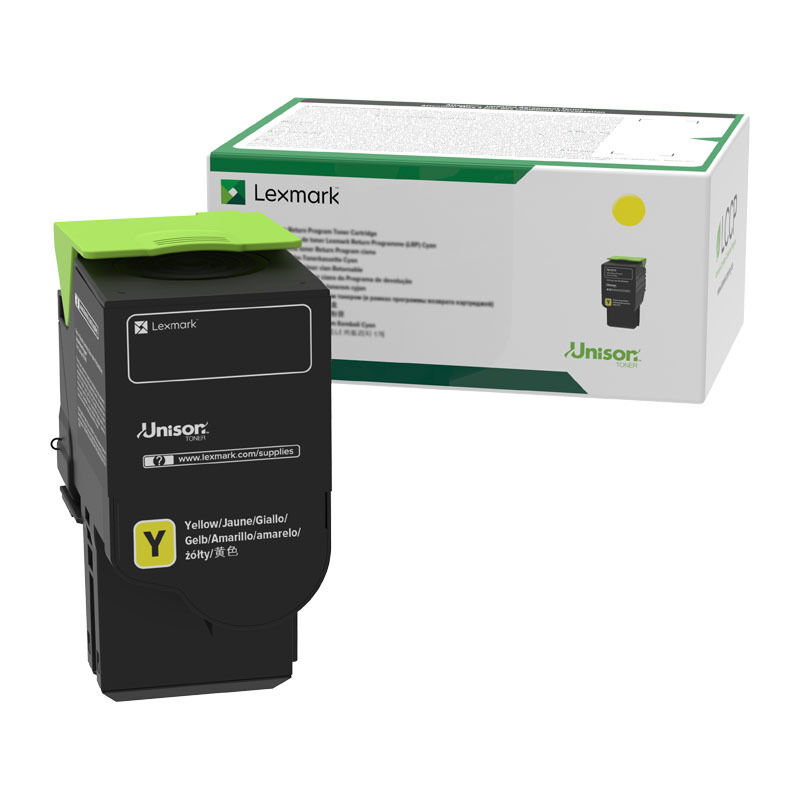 Genuine Lexmark 78C6UYE UHY Yellow Toner