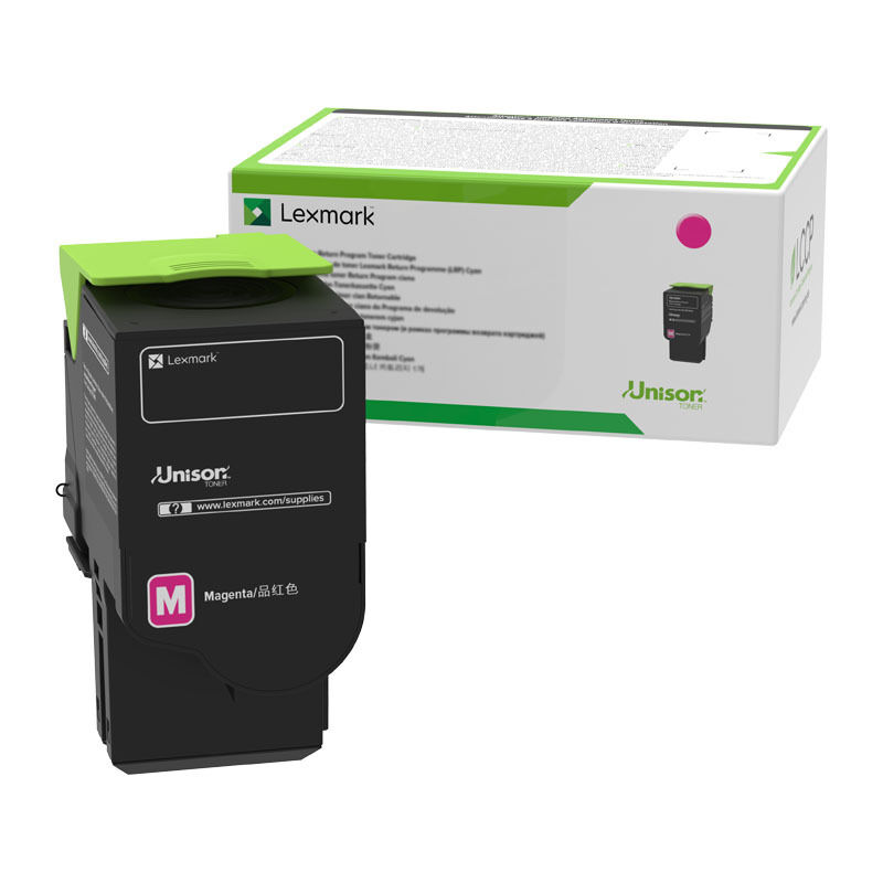 Genuine Lexmark 78C6XME XHY Magenta Toner