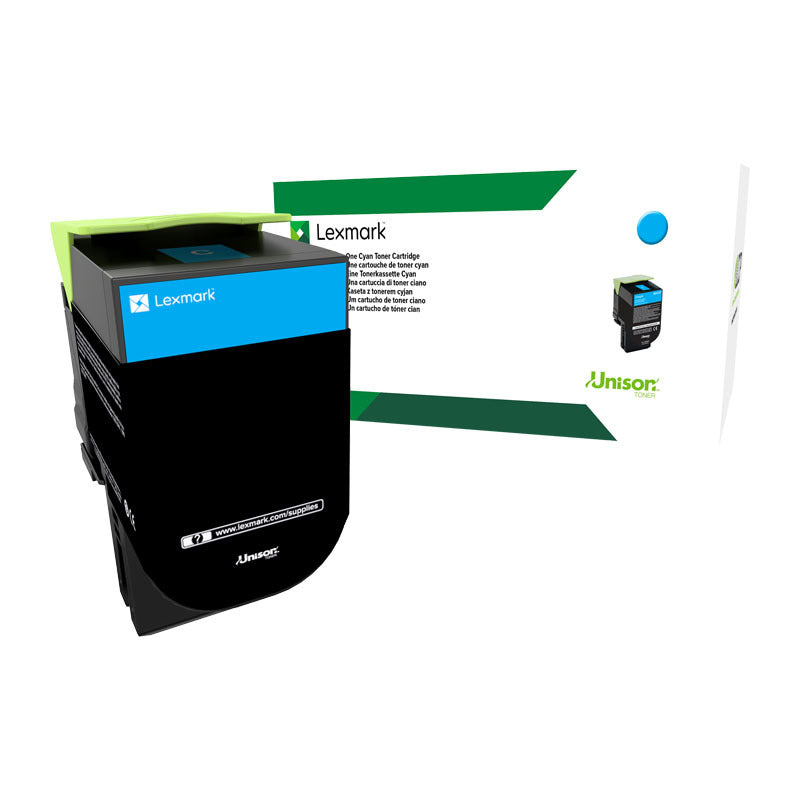 Genuine Lexmark 808C Cyan Toner