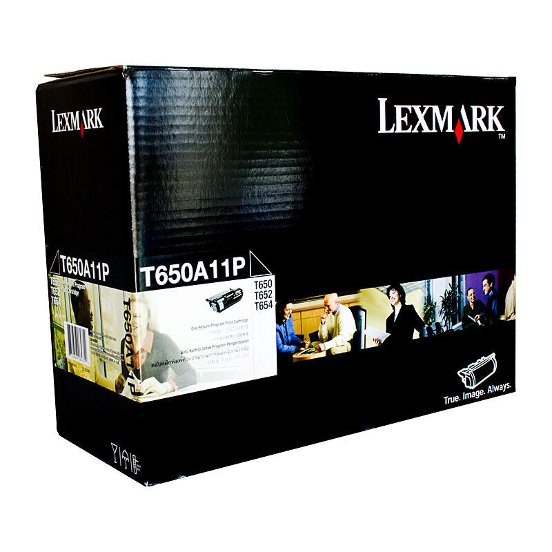 Genuine Lexmark T650A11P Black Prebate Cartridge