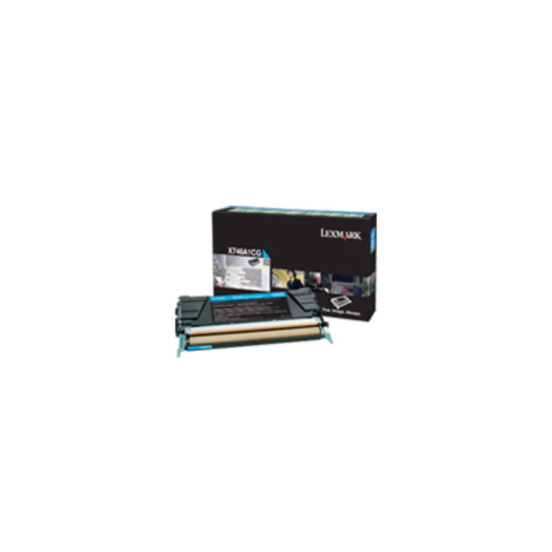 Genuine Lexmark X746A1CG Cyan Pre Cartridge