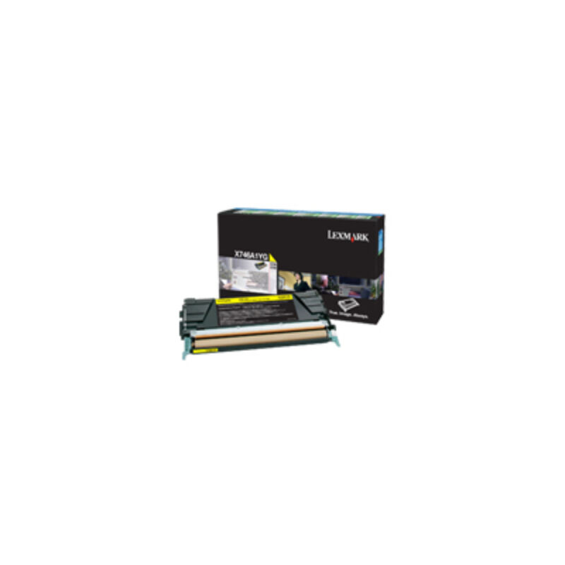 Genuine Lexmark X746A1YG Yell Pre Cartridge