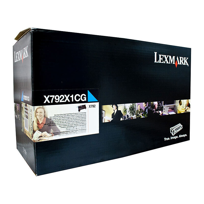 Genuine Lexmark X792X1CG HY Pre Cyan Cartridge