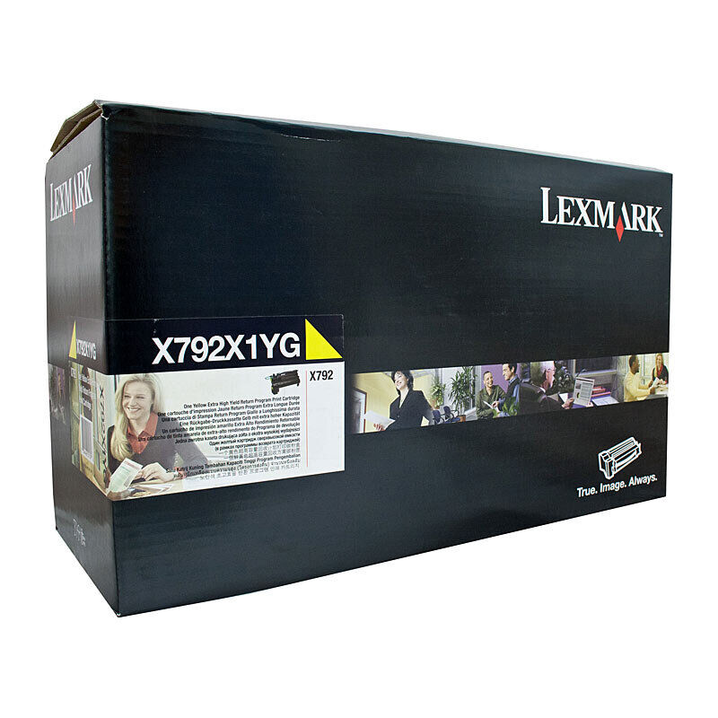 Genuine Lexmark X792X1YG HY Pre Yell Cartridge