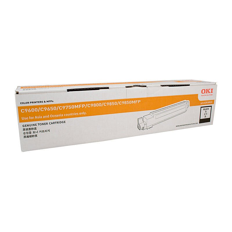 Genuine Oki C9600 Black Toner